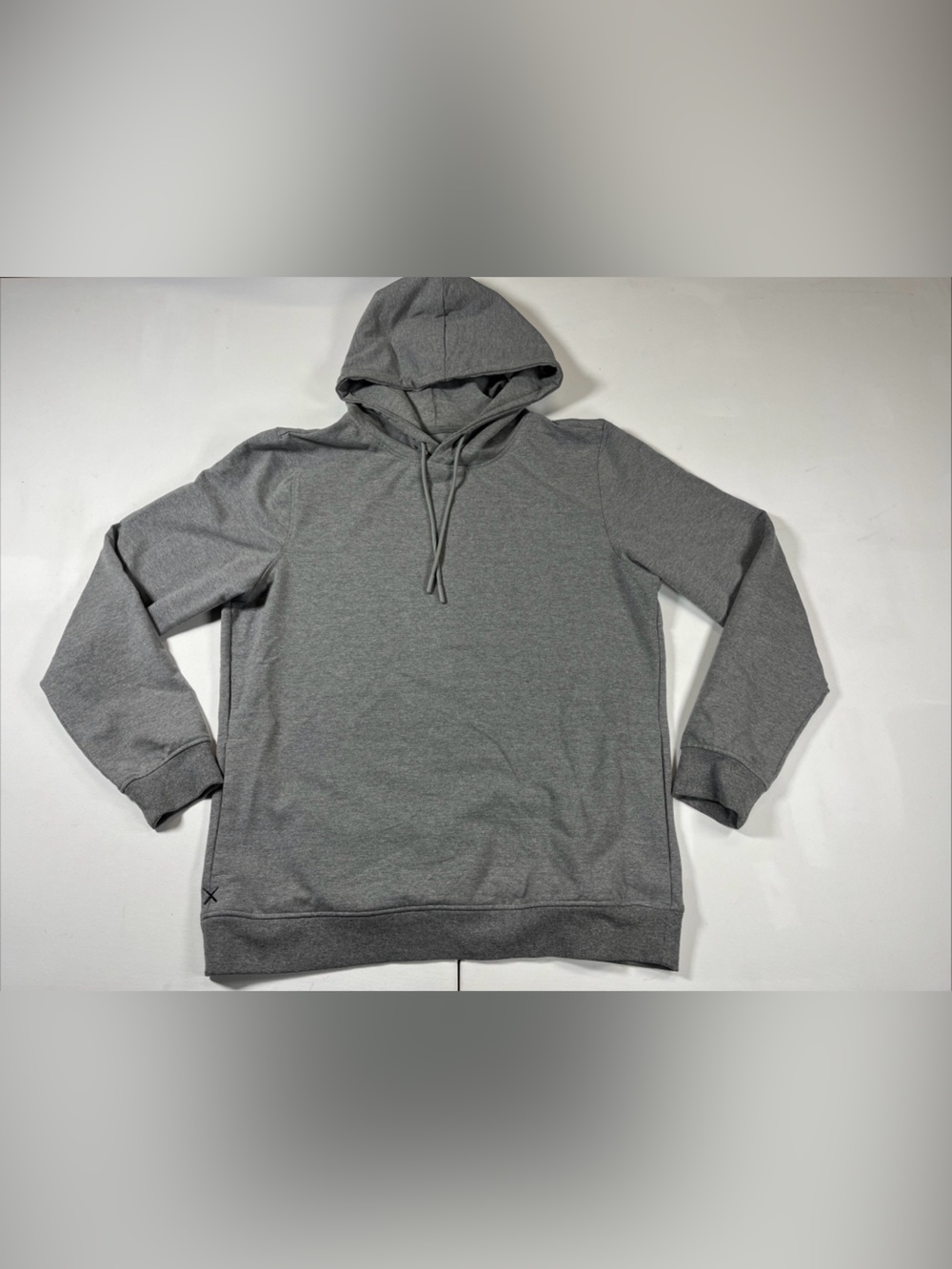 Cuts Hyperloop Hoodie Mens L Gray Pullover Pockets Drawstring Sweatshirt